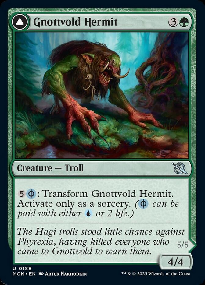 Gnottvold Hermit // Chrome Host Hulk (MOM-188) - March of the Machine Foil