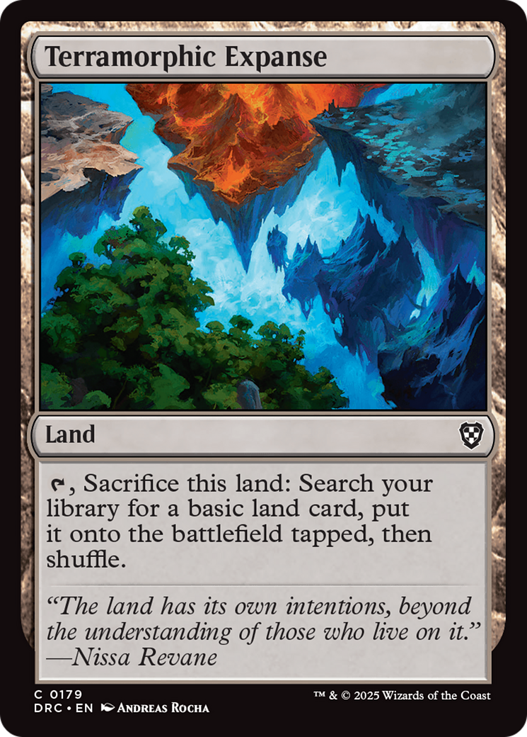 Terramorphic Expanse (DRC-179) - Commander: Aetherdrift