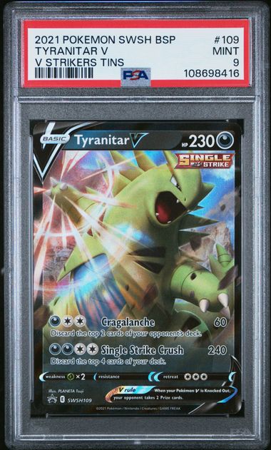 Tyranitar V Promo SWSH109 PSA 9