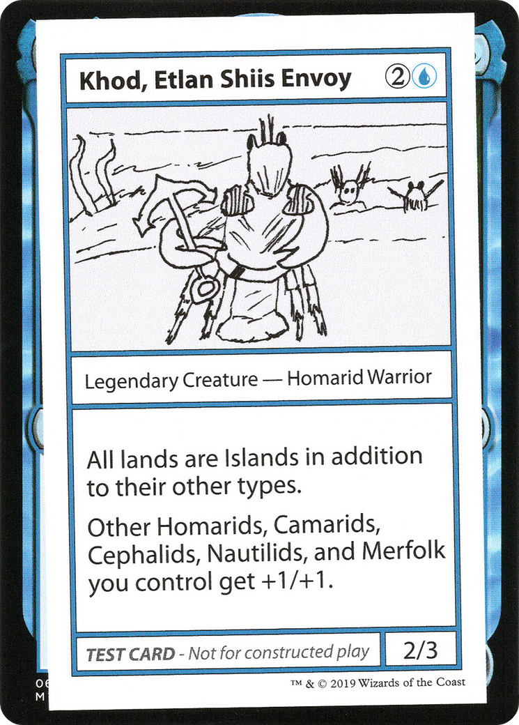 Khod, Etlan Shiis Envoy (CMB1-024) - Mystery Booster Playtest Cards 2021