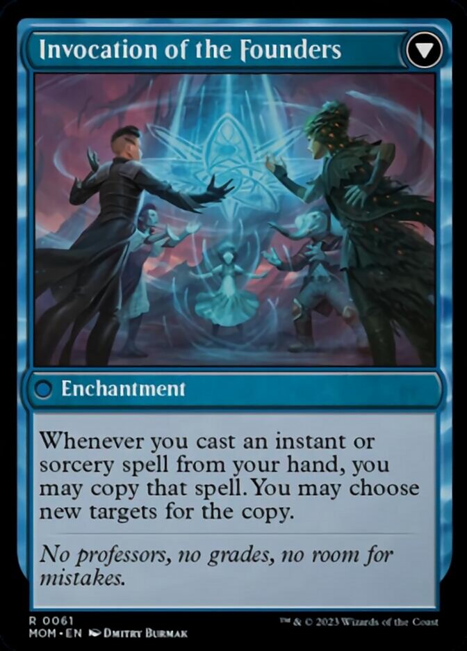 Invasion of Arcavios // Invocation of the Founders (MOM-061) - March of the Machine Foil