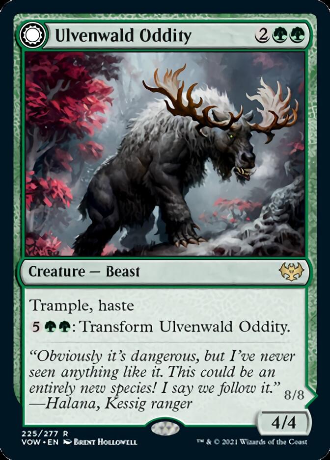 Ulvenwald Oddity // Ulvenwald Behemoth (VOW-225) - Innistrad: Crimson Vow: (Double Faced Transform) Foil