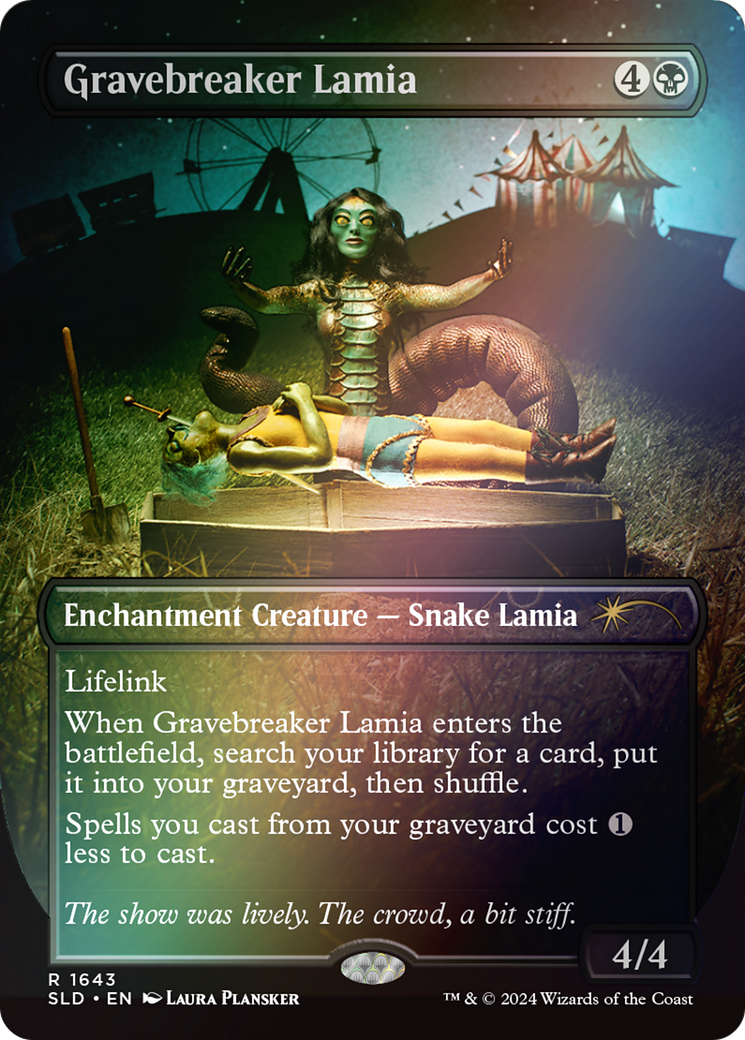 Gravebreaker Lamia (SLD-1643★) - Secret Lair Drop: (enchantment) Foil