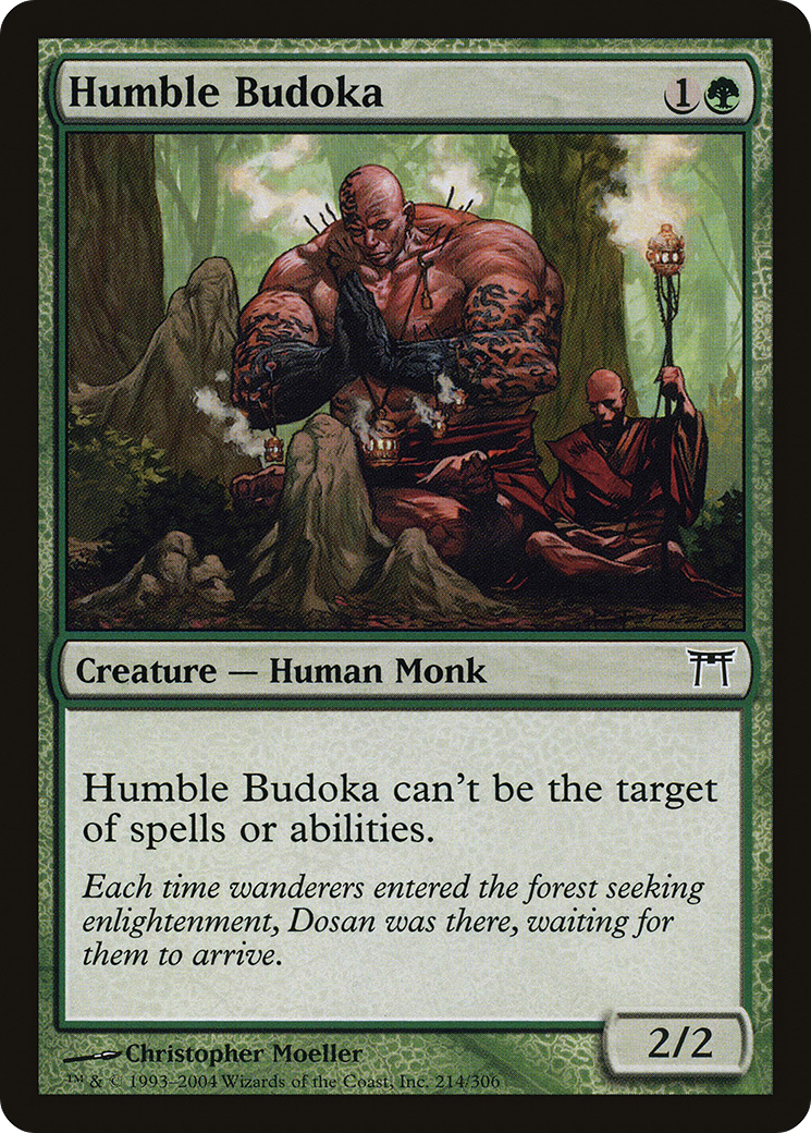 Humble Budoka (CHK-214) - Champions of Kamigawa
