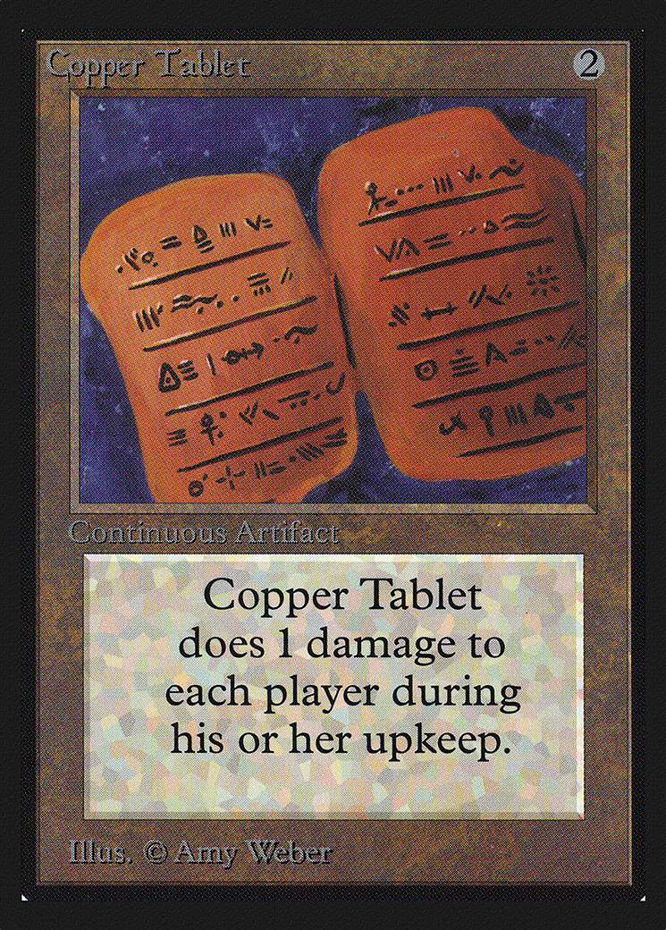 Copper Tablet (IED-239) - Intl. Collectors' Edition