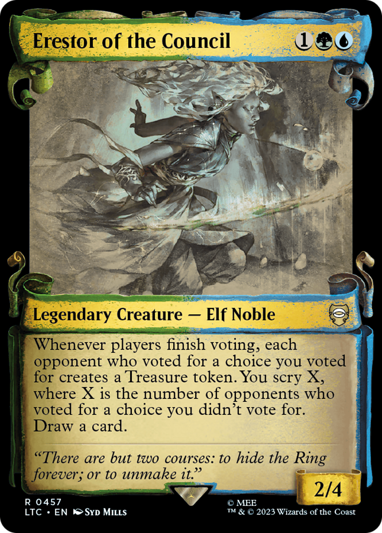 Erestor of the Council (LTC-457) - Tales of Middle-earth Commander: (Showcase)