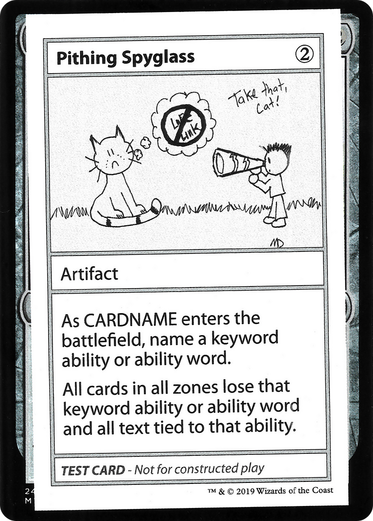 Pithing Spyglass (CMB1-108) - Mystery Booster Playtest Cards 2021