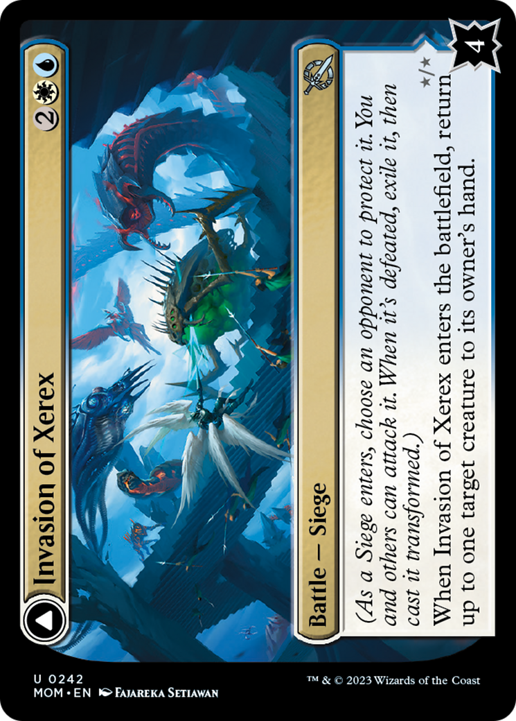 Invasion of Xerex // Vertex Paladin (MOM-242) - March of the Machine Foil