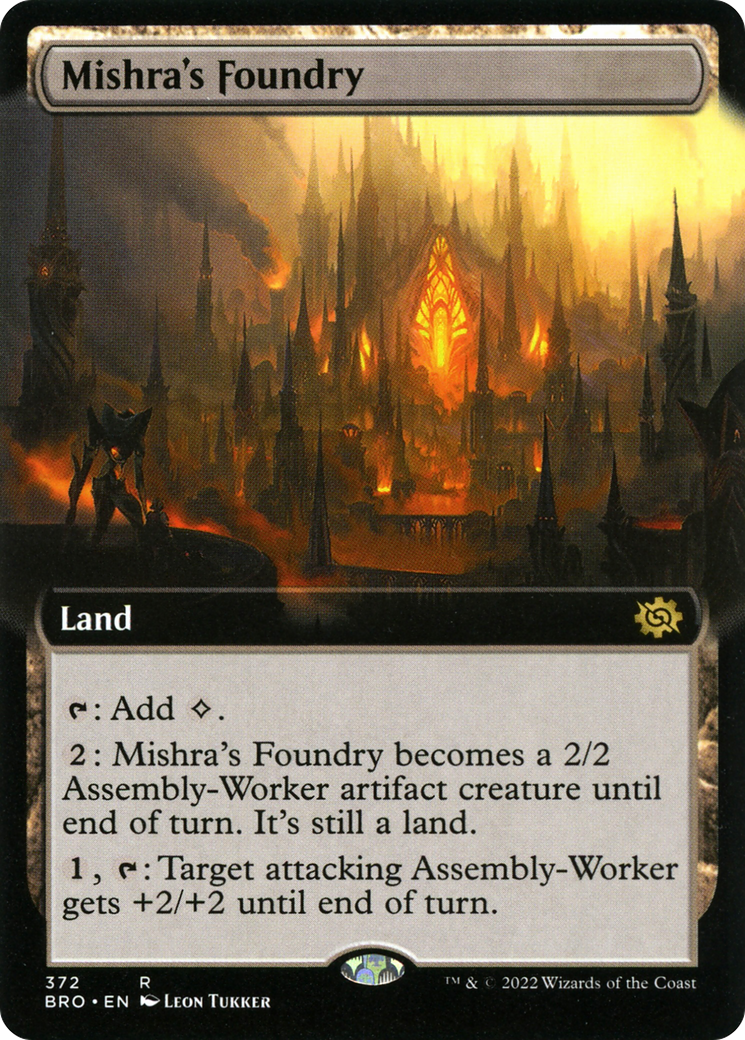 Mishra's Foundry (BRO-372) - The Brothers' War: (Extended Art) Foil
