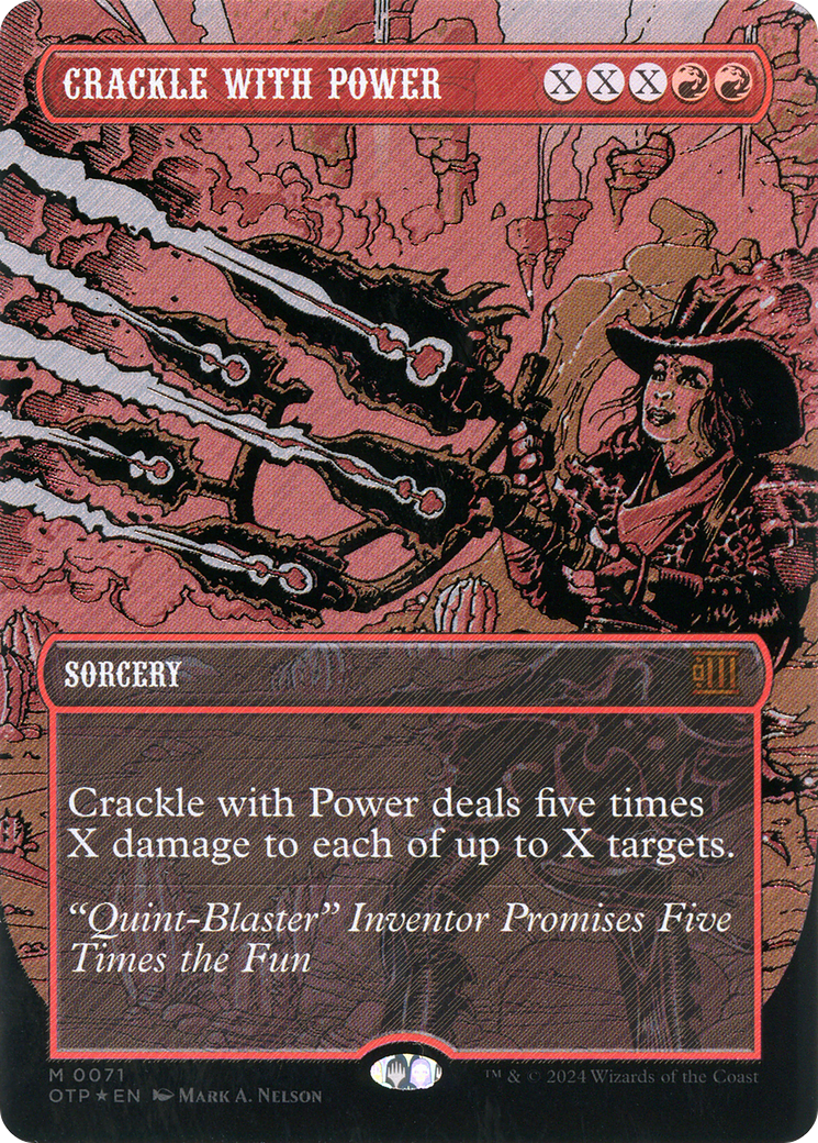 Crackle with Power (OTP-071) - Breaking News: (Extended Art) (Borderless) Foil