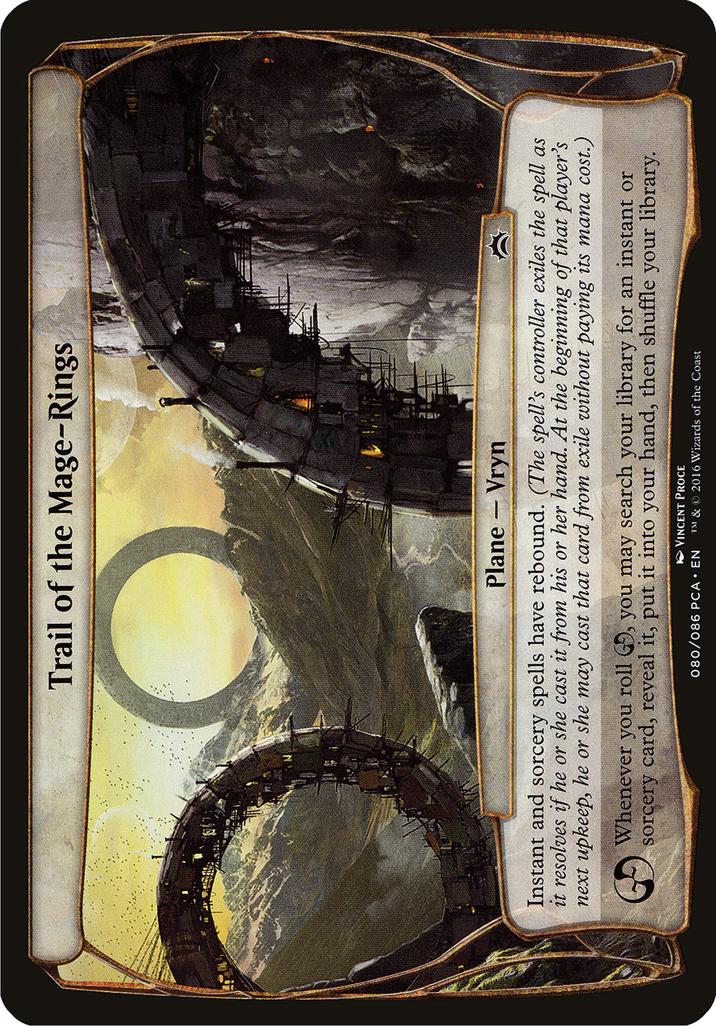 Trail of the Mage-Rings (OVER-080) - Planechase Anthology Planes