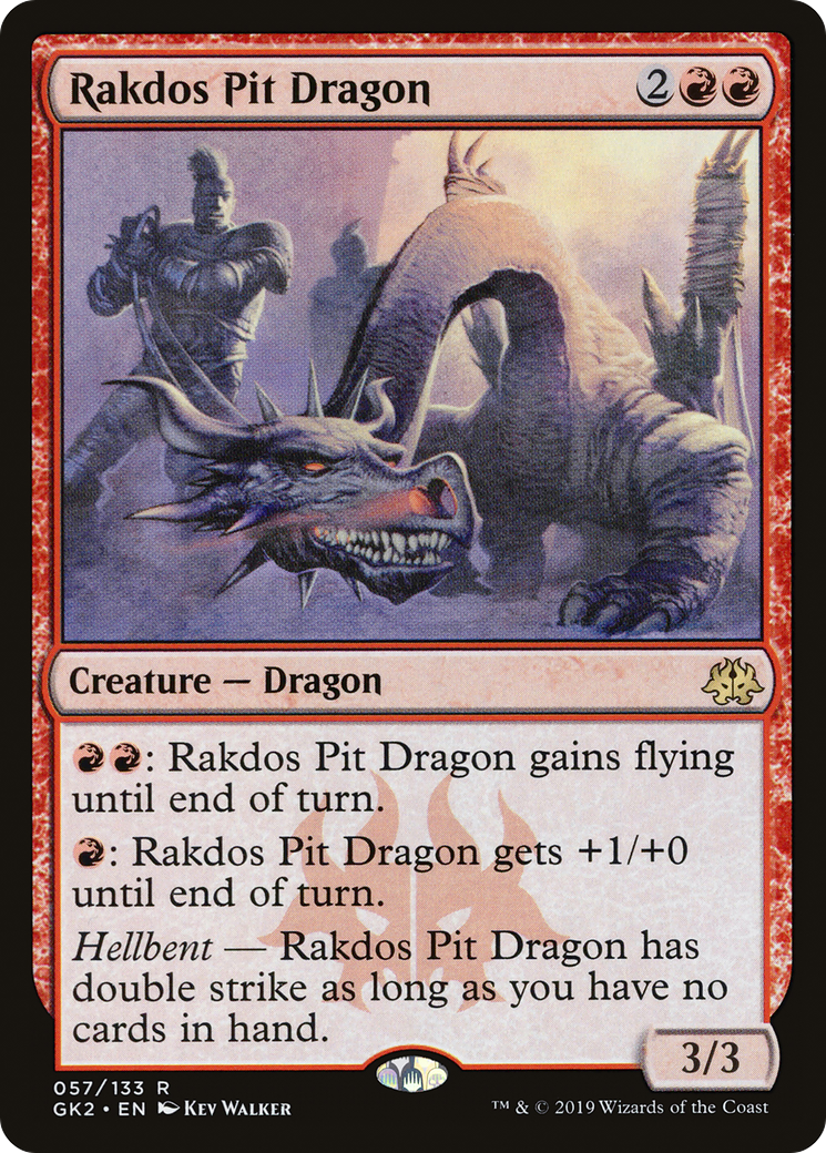 Rakdos Pit Dragon (GK2-057) - RNA Guild Kit