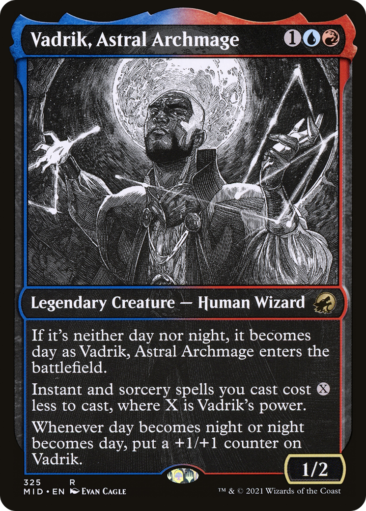 Vadrik, Astral Archmage (MID-325) - Innistrad: Midnight Hunt: (Showcase)