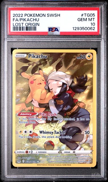 Pikachu Lost Origin TG05/TG30 PSA 10