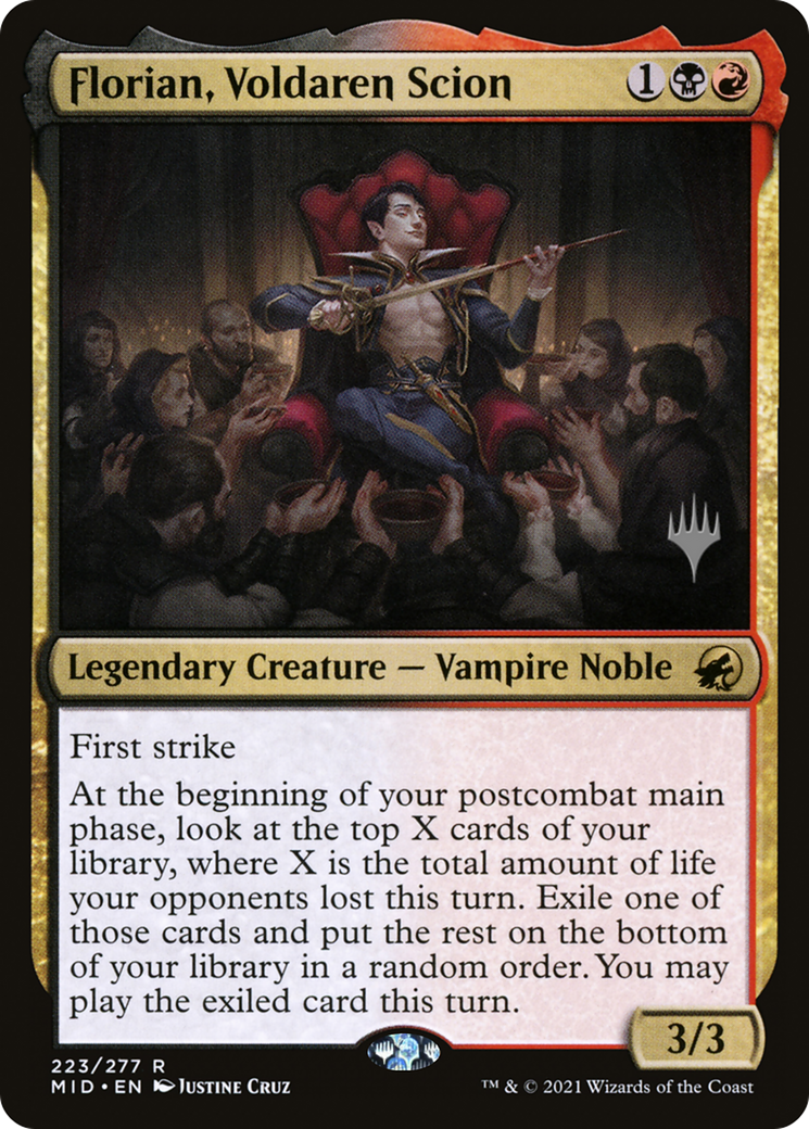 Florian, Voldaren Scion (PPMID-223P) - Innistrad: Midnight Hunt Promos Foil