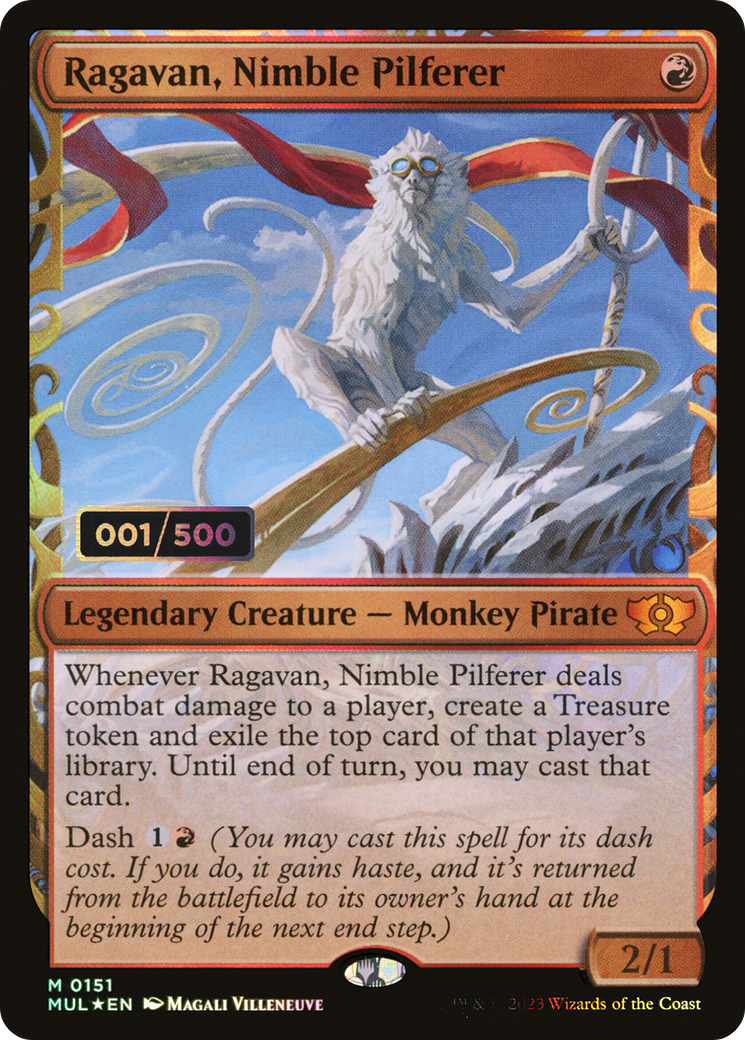 Ragavan, Nimble Pilferer (MUL-151) - Multiverse Legends: (Showcase) Foil
