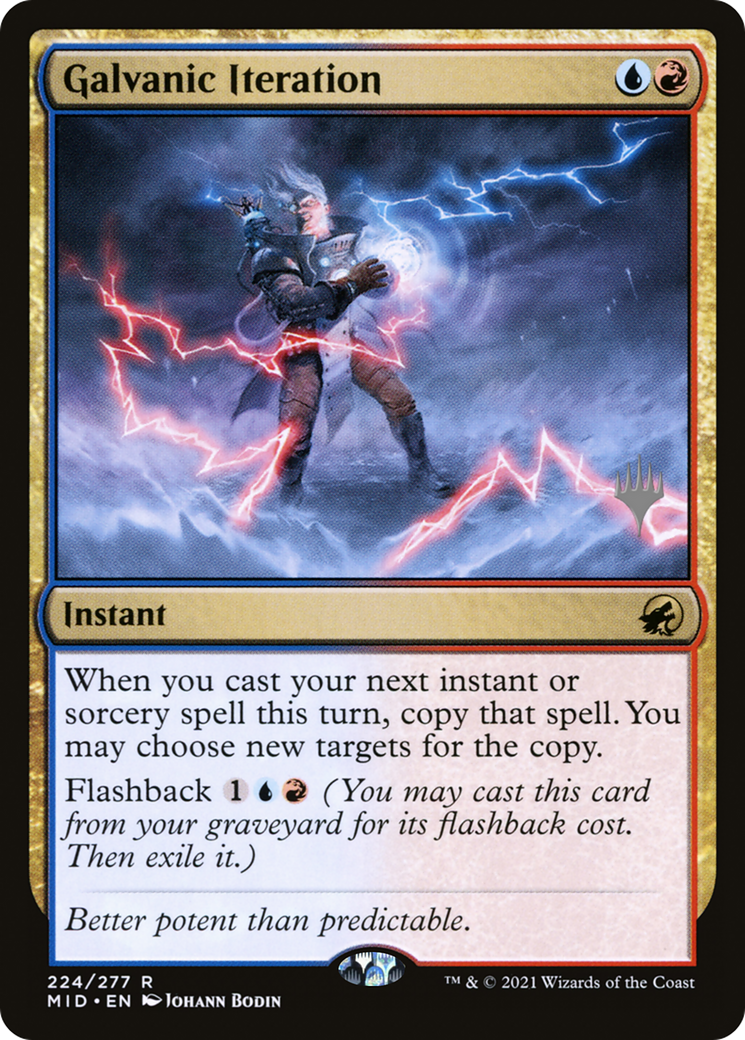 Galvanic Iteration (PPMID-224P) - Innistrad: Midnight Hunt Promos