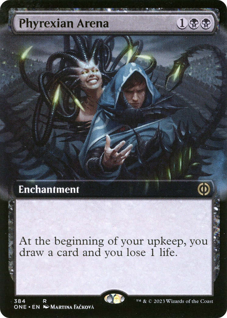 Phyrexian Arena (ONE-384) - Phyrexia: All Will Be One: (Extended Art) Foil