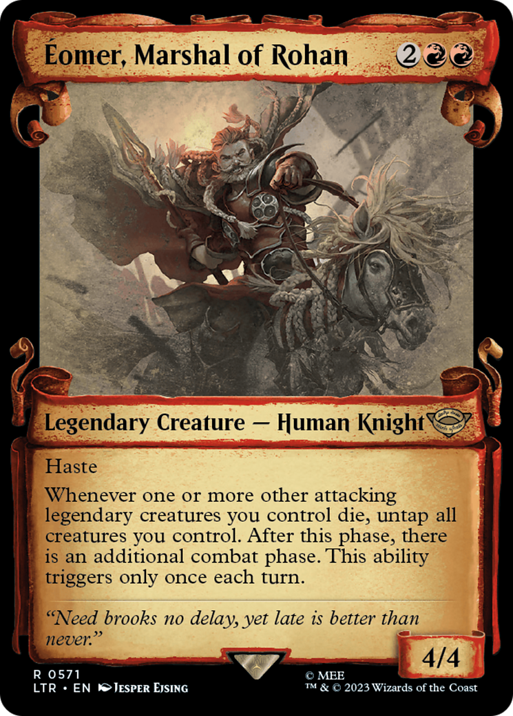 Éomer, Marshal of Rohan (LTR-571) - The Lord of the Rings: Tales of Middle-earth: (Showcase)