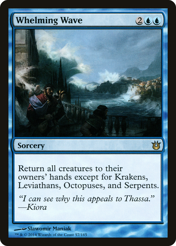 Whelming Wave (BNG-057) - Born of the Gods Foil