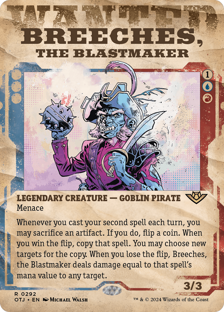 Breeches, the Blastmaker (OTJ-292) - Outlaws of Thunder Junction: (Showcase) (Borderless)