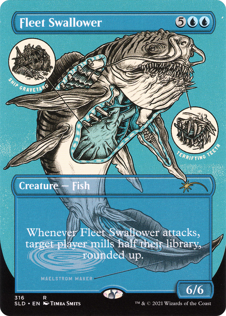 Fleet Swallower (SLD-316) - Secret Lair Drop (Borderless)
