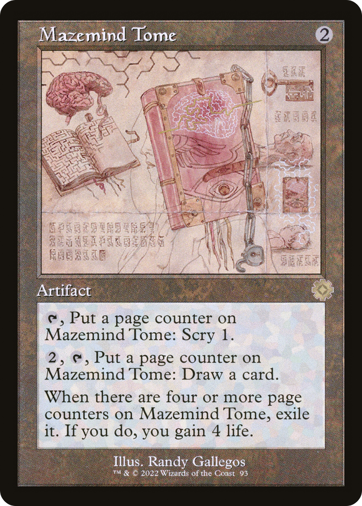 Mazemind Tome (BRR-093) - The Brothers' War Retro Artifacts Foil