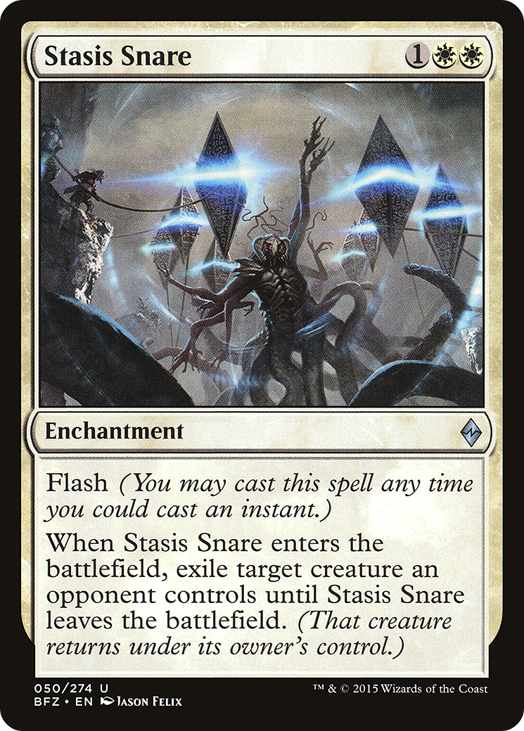 Stasis Snare (BFZ-050) - Battle for Zendikar