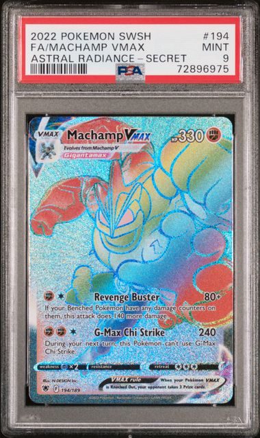 Machamp VMAX Astral Radiance 194/189 PSA 9