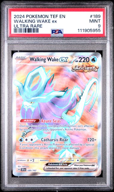 Walking Wake ex Full Art Temporal Forces 189/162 PSA 9
