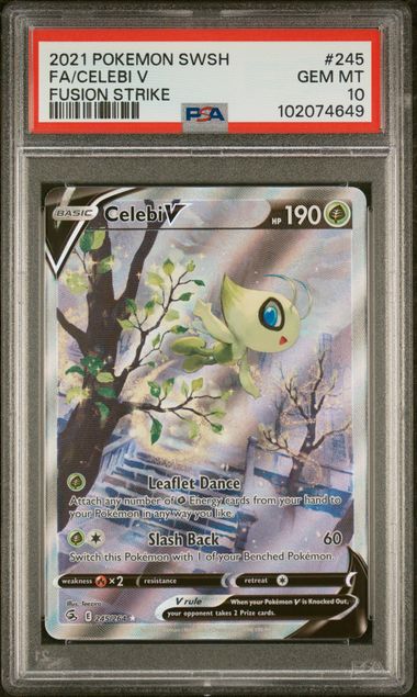 Celebi V Fusion Strike 245/264 PSA 10