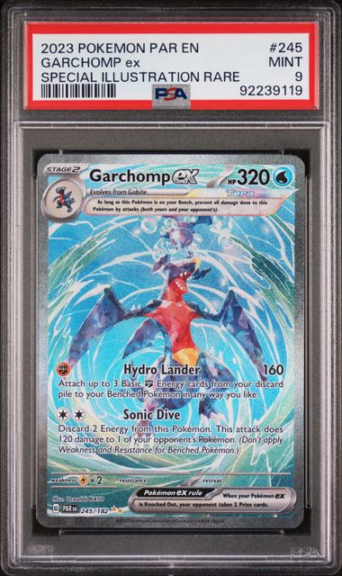Garchomp ex Paradox Rift 209/182 PSA 9