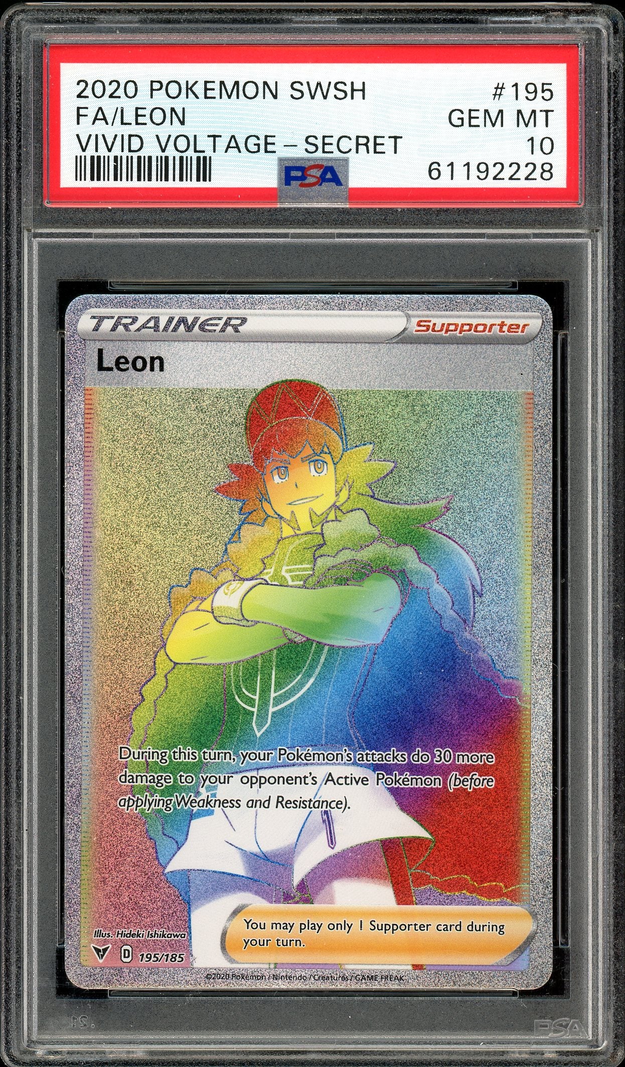 Leon Vivid Voltage 195/185 PSA 10
