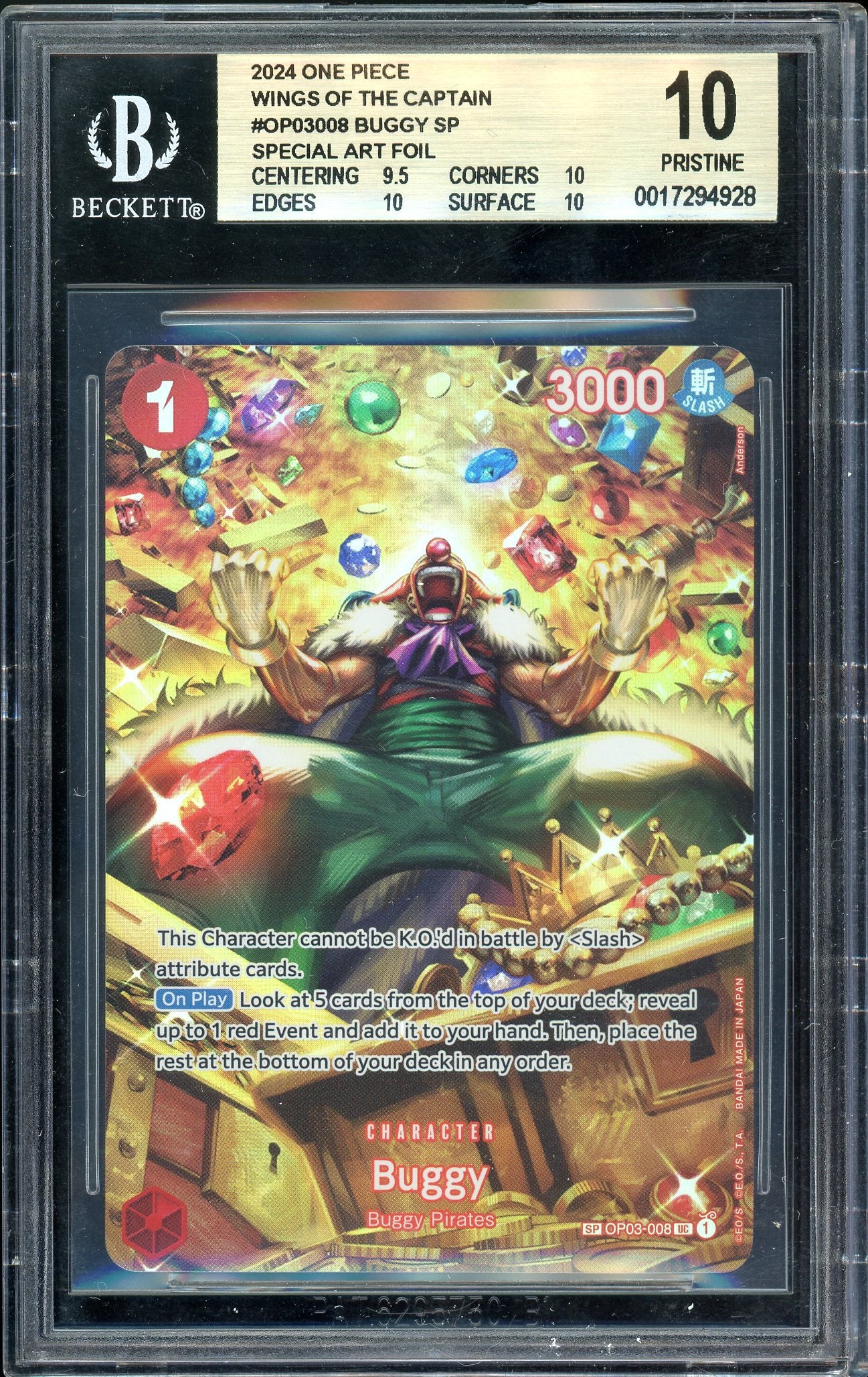 Buggy Wings of the Captain OP03-008 BGS 10