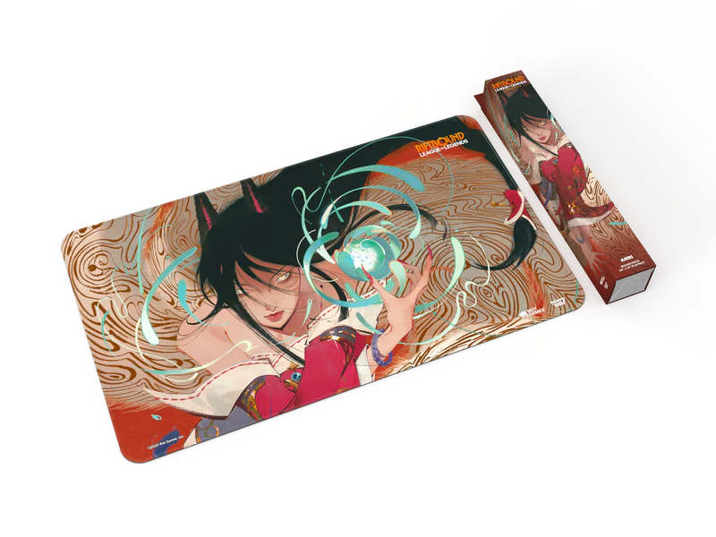 riftbound ahri card RIFTBOUND TCG: LEAGUE OF LEGENDS: SET 1 ORIGINS: AHRI PLAYMAT