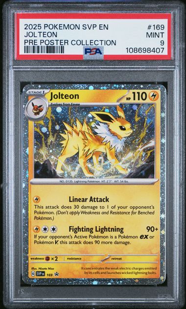 Jolteon Promo SVP 169 PSA 9