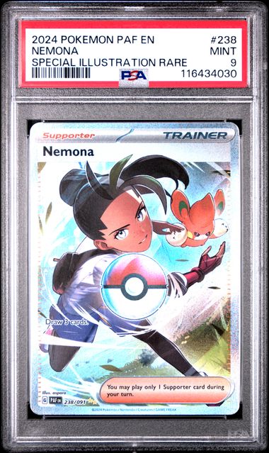 Nemona Paldean Fates 238/091 PSA 9