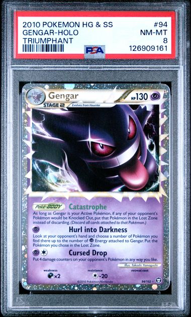 Gengar Prime Triumphant 94/102 PSA 8