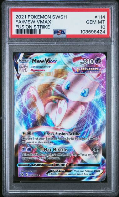 Mew VMAX Fusion Strike 114/264 PSA 10