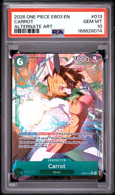 Carrot EB03 Alternate Art EB03-013 PSA 10