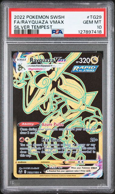 Rayquaza VMAX Silver Tempest Trainer Gallery TG29/TG30 PSA 10