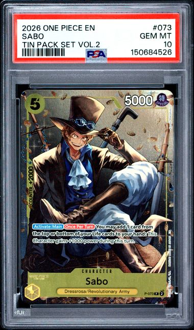 Sabo Tin Pack Set Vol.2 P-073 PSA 1