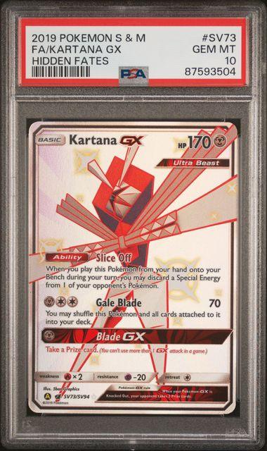 Pokemon: Kartana GX Hidden Fates SV72/SV94 PSA 10 - Josh's Cards