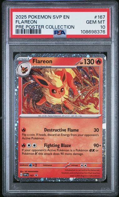 Flareon Promo SVP 167 PSA 10