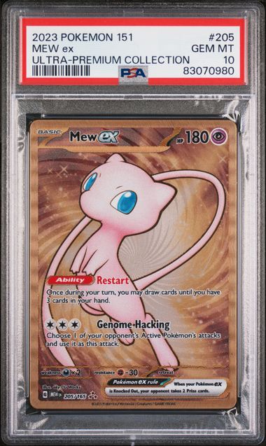 Mew ex Metal Promo 205/165 PSA 10