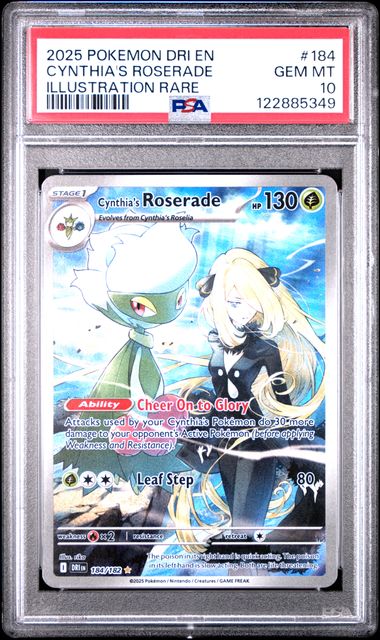 Cynthia's Roserade #184 PSA 10