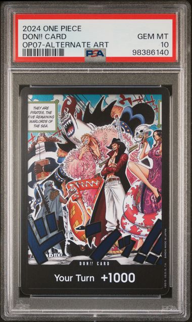 Don!! Alternate Art OP07 PSA 10