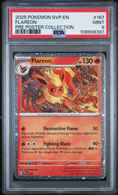Flareon Promo SVP 167 PSA 9