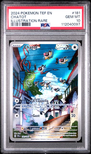 Chatot Temporal Forces 181/162 PSA 10