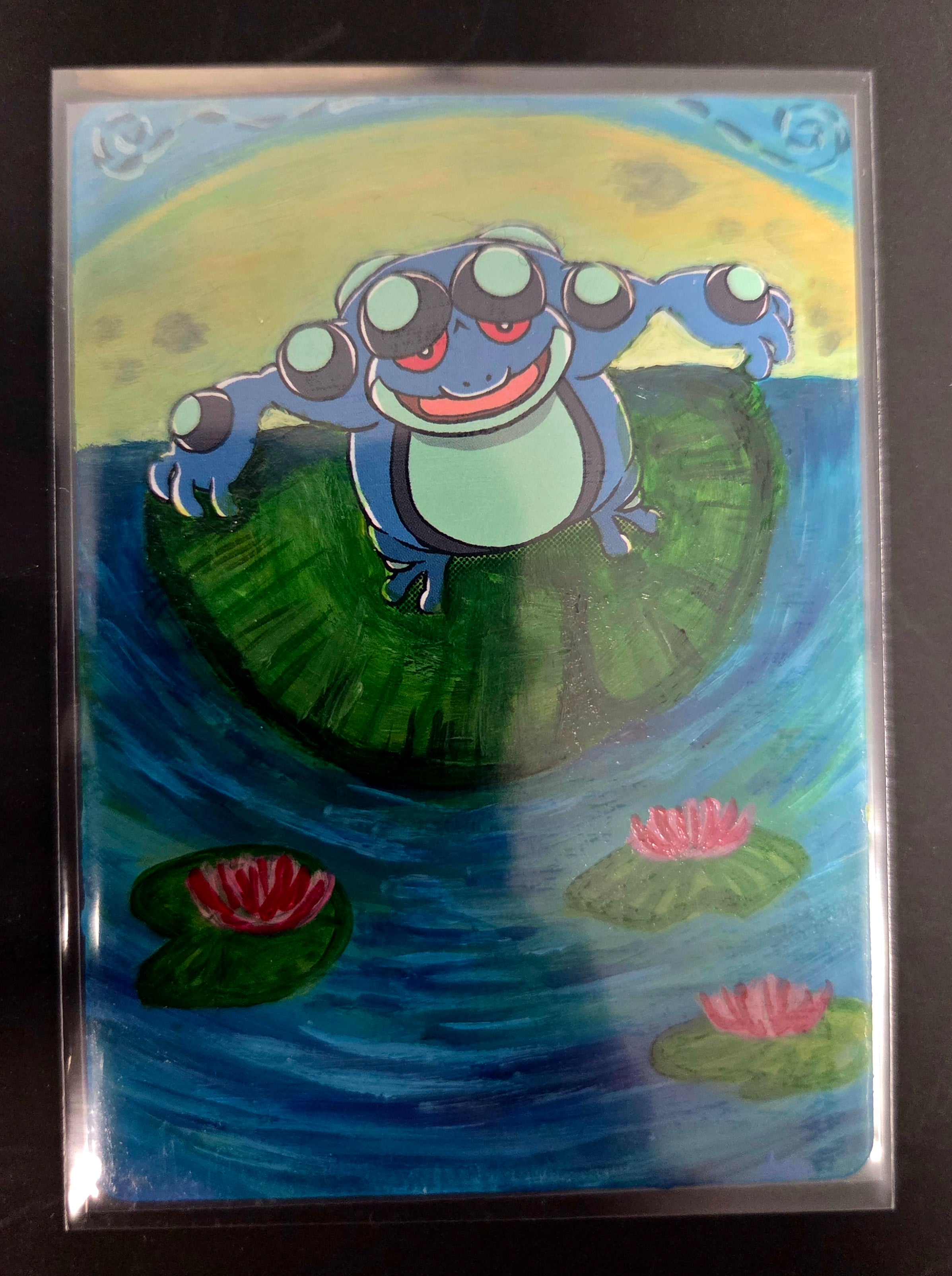 Custom Painted Seismitoad Pokemon Card